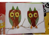 Membuat  kreasi kolase dengan bahan kertas origami pelajaran SBDP kelas 2.